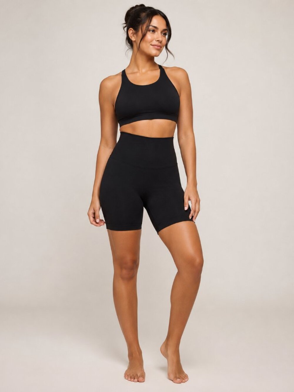 SKIMS High Waisted Shapewear Shorts Mid-Thigh BBL Lift XL NWT